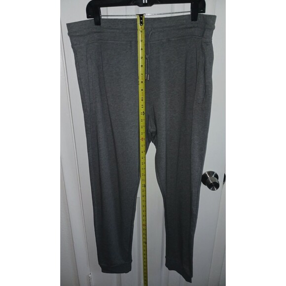Peter Millar Crown Jogger Sweat pants Men's XL Gale Gray Modal Stretch MA23B41 - Picture 7 of 10